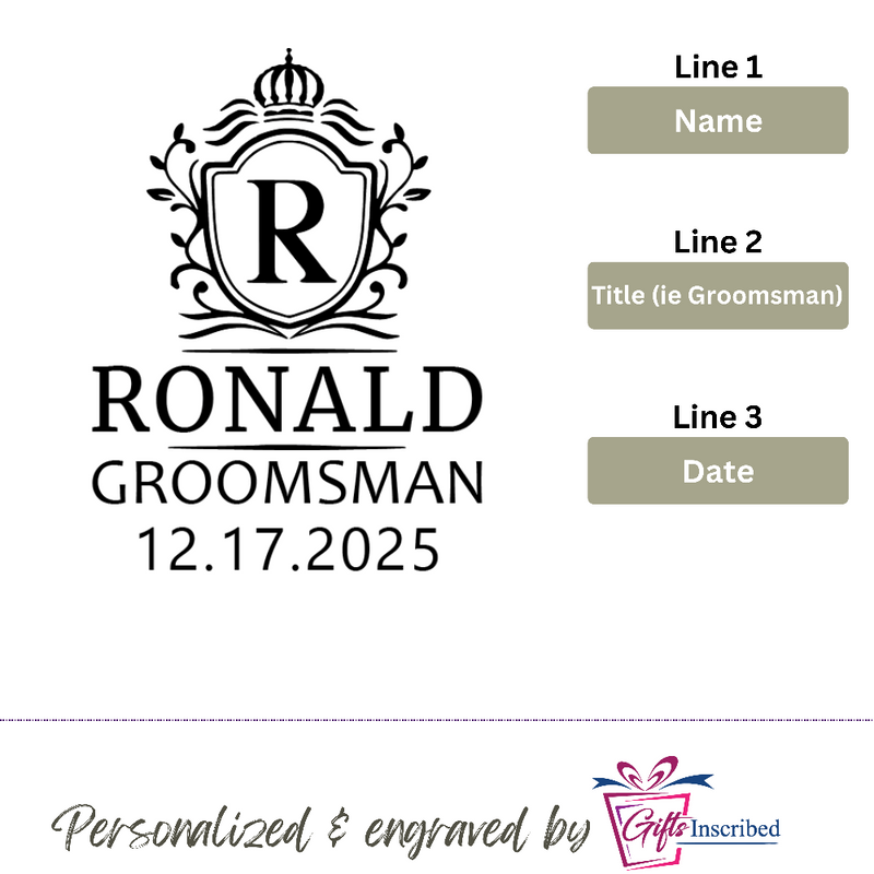 Flask Groomsmen Design 9