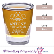 Shot Glass Groomsmen Design 10
