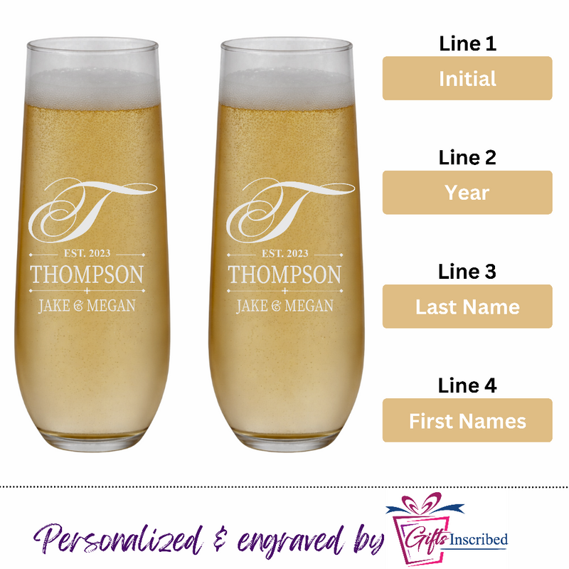 Champagne Stemless Design 2
