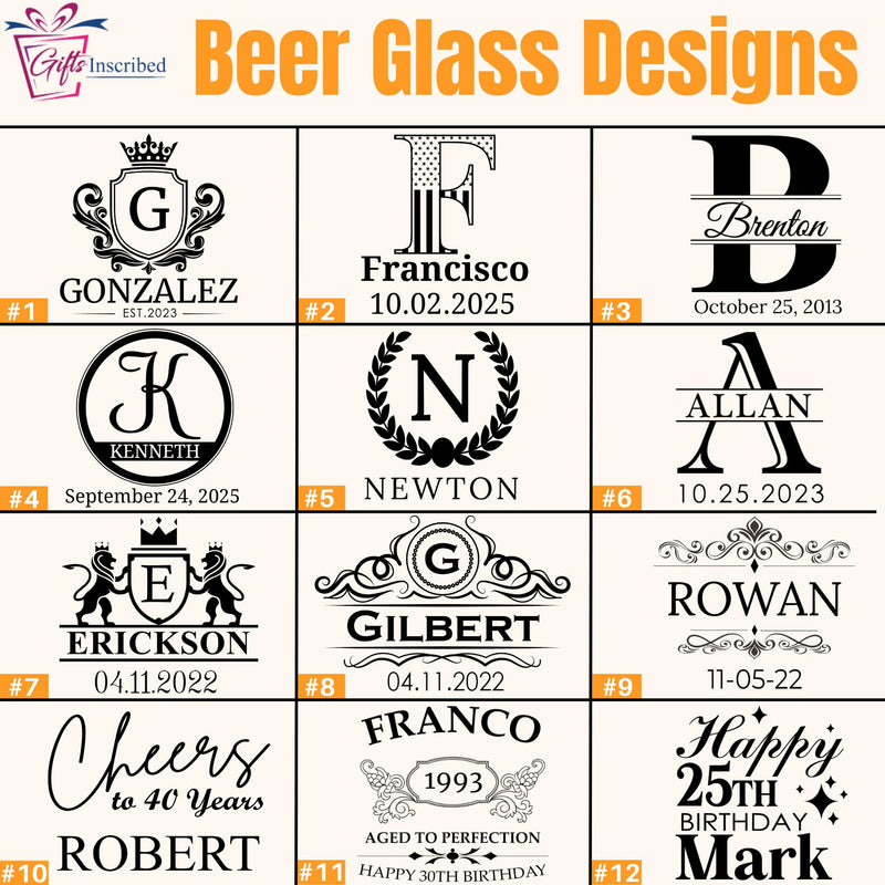 Custom Beer Can Glass
