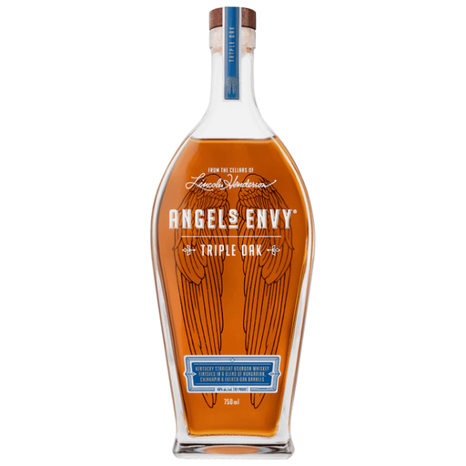 Angels Envy Triple Oak Bourbon Bottle white background