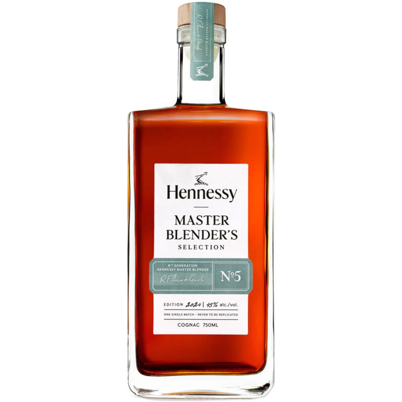 Hennessy Master Blender's Selection cognac bottle on a white background
