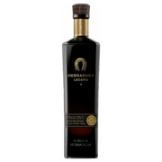 Herradura Legend tequila bottle on a white background