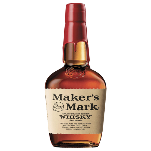 Maker's Mark Bourbon Whisky (Makers) white background