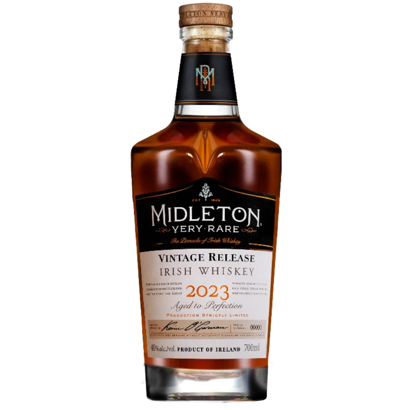 Midleton Very Rare Vintage Release Irish Whiskey white background