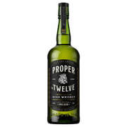 Proper No Twelve Irish Whiskey Bottle White Background