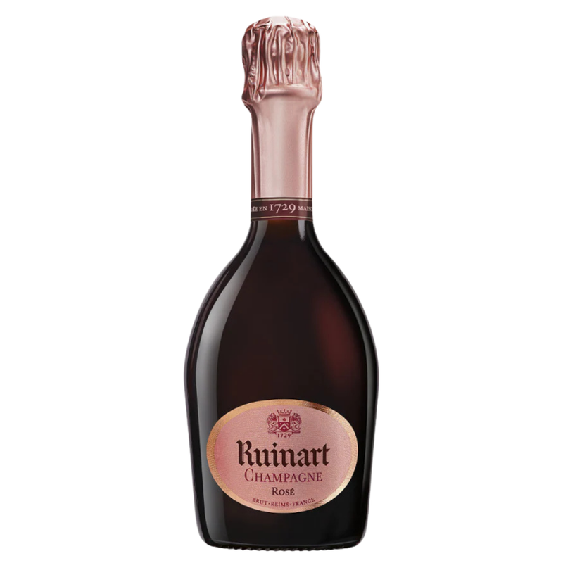Ruinart Rose white background