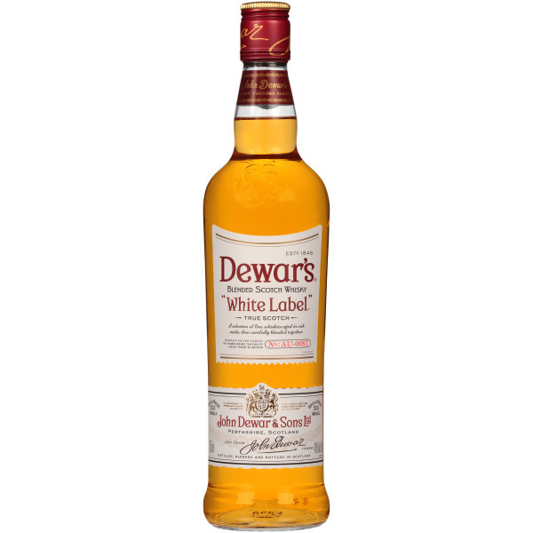 Dewars White Label Blended Scotch Whisky