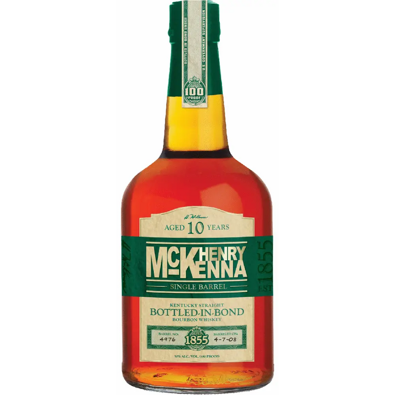 Henry McKenna Single Barrel 10 Year Old Bourbon Whiskey
